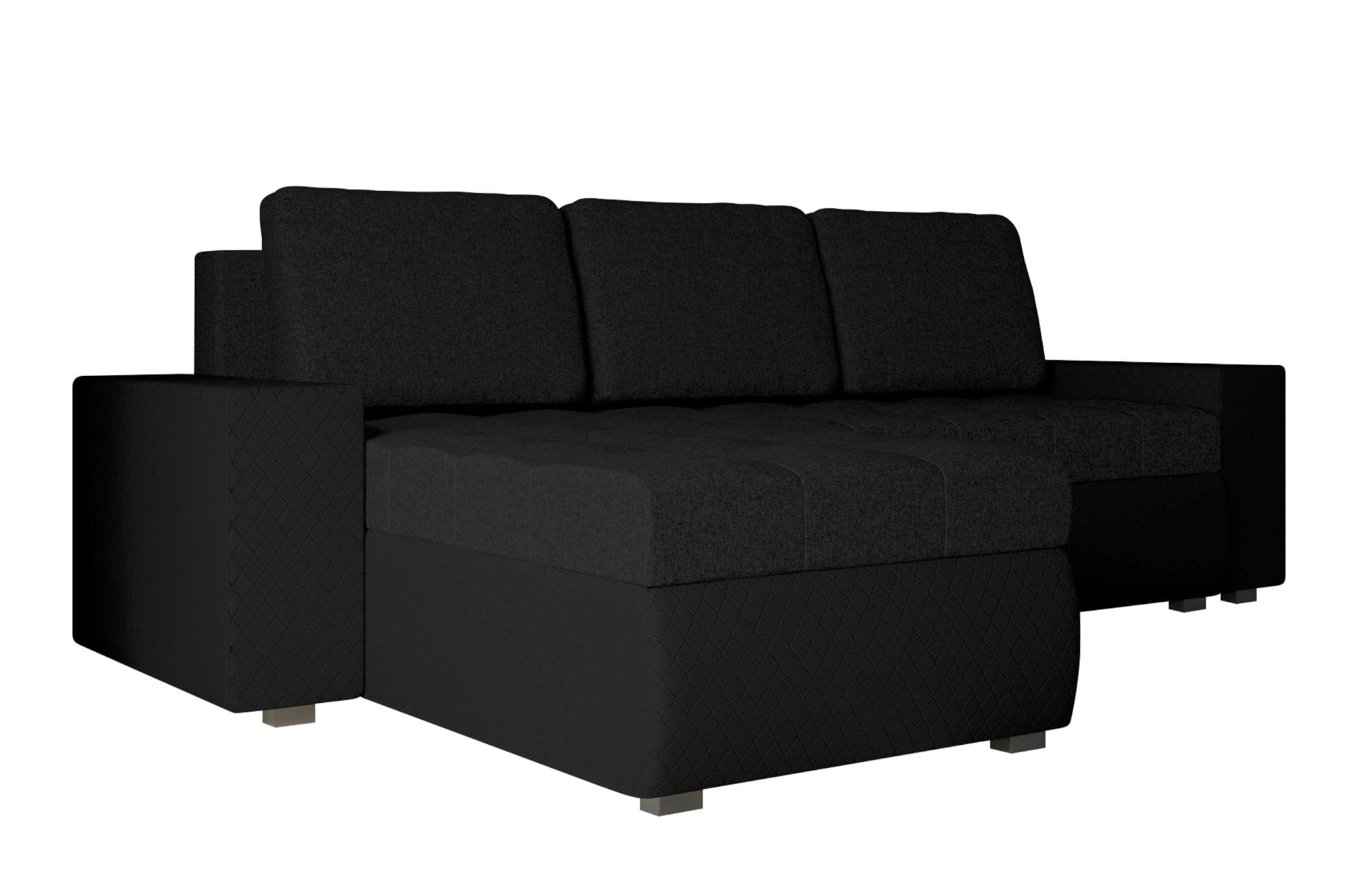 Stylefy Ecksofa Miranda, L-Form, Eckcouch, Bettfunktion, Sitzkomfort, mit mit Sofa, Design Modern Bettkasten