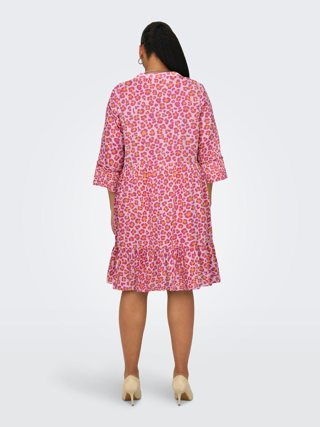 ONLY CARMAKOMA Tunikakleid CARTHYRA LIFE PEPLUM DRESS WVN Sommerkleid günstig online kaufen