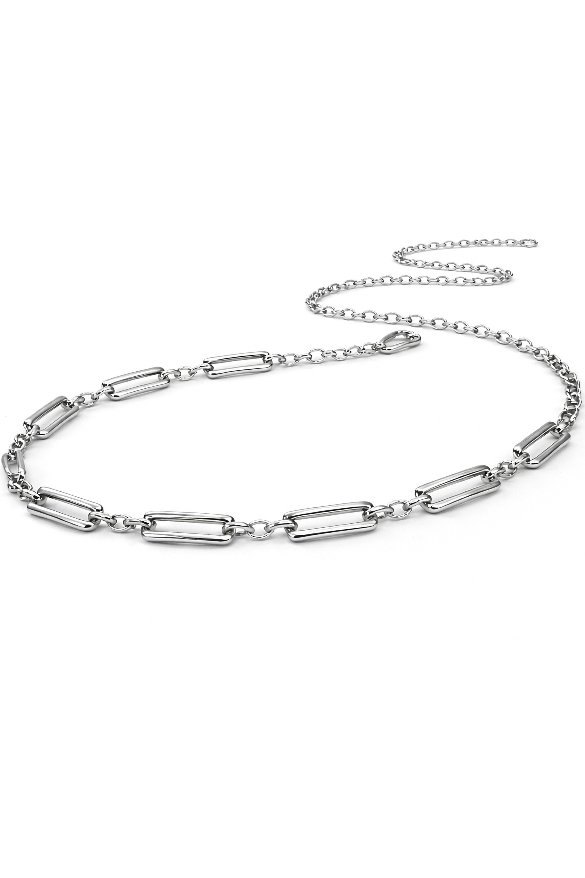 COLLEZIONE ALESSANDRO Kettengürtel London eleganter Kettengürtel, silber glänzend