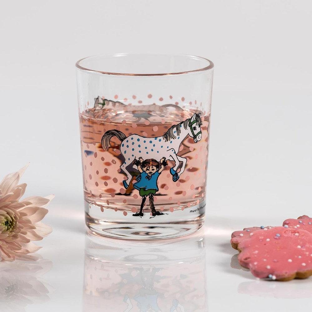 Muurla Kinderbecher Wasserglas Pippi Langstrumpf Pippi And The Horse (200 ml)