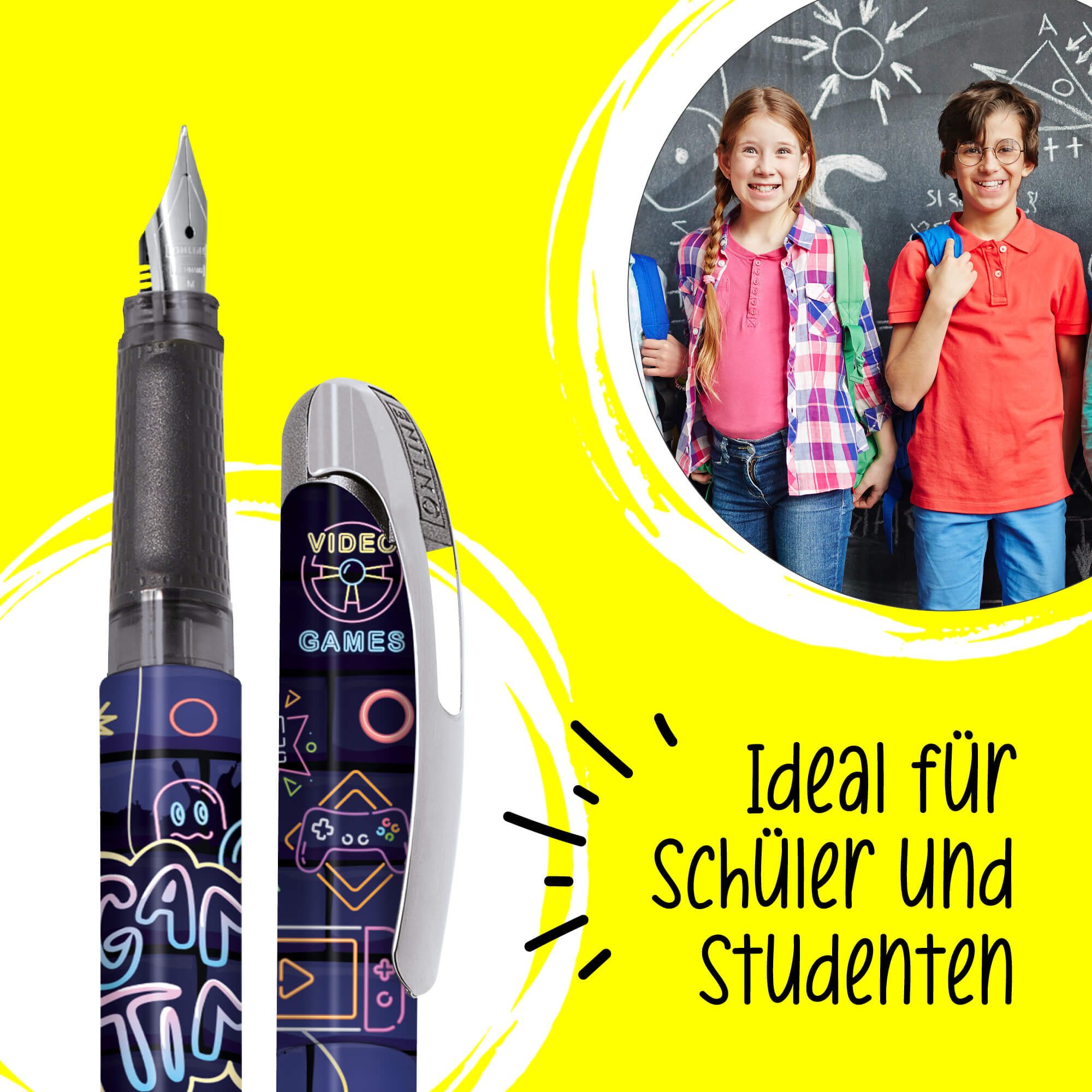 Online Pen Füller College Füllhalter, ergonomisch, ideal für die Schule, hergestellt in Deutschland – Bild 5 von 5