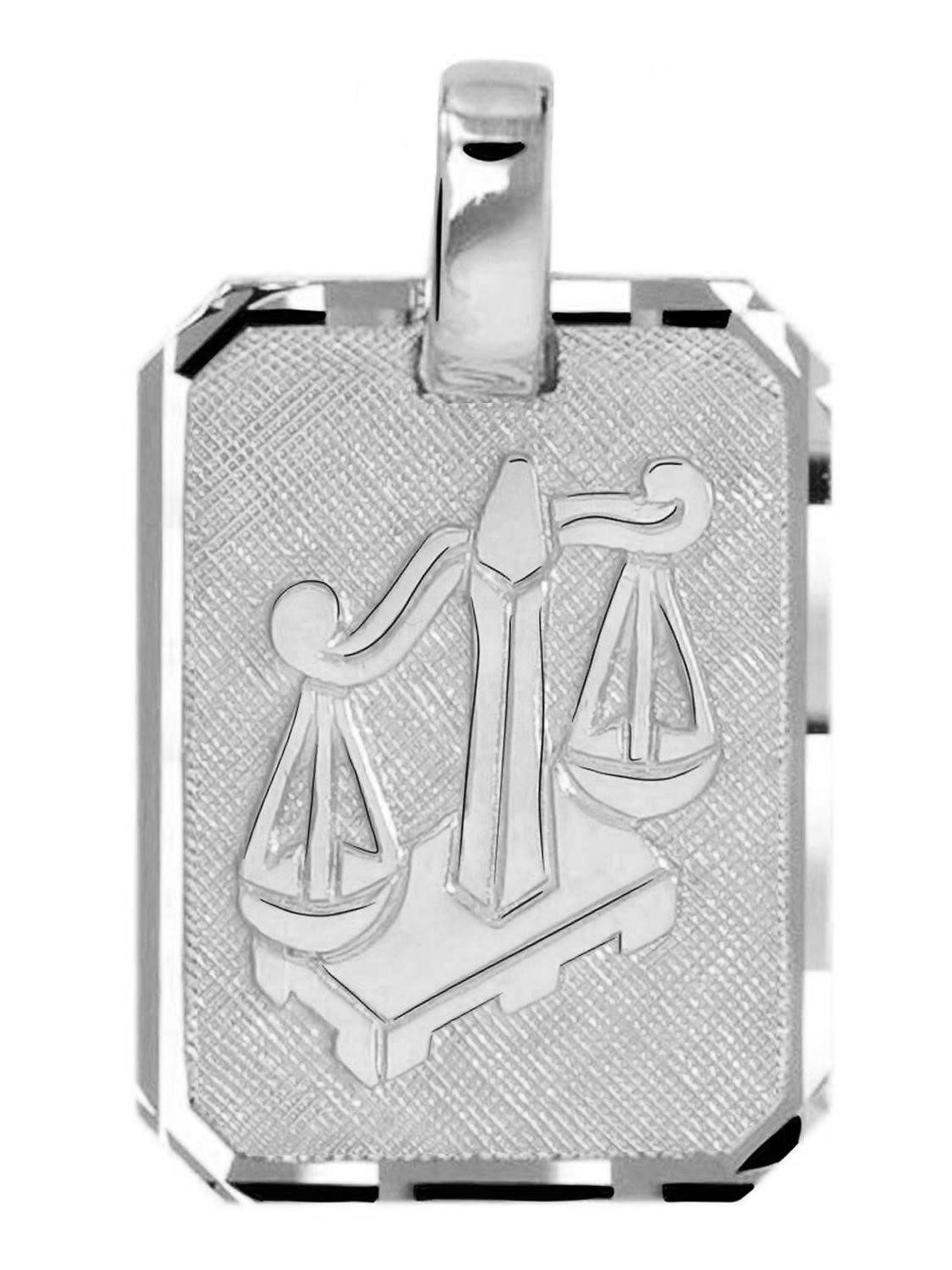 Sternzeichenanhänger Damen & Herren WAAGE Sternzeichen Kettenanhänger Silber 925 - Gaudino