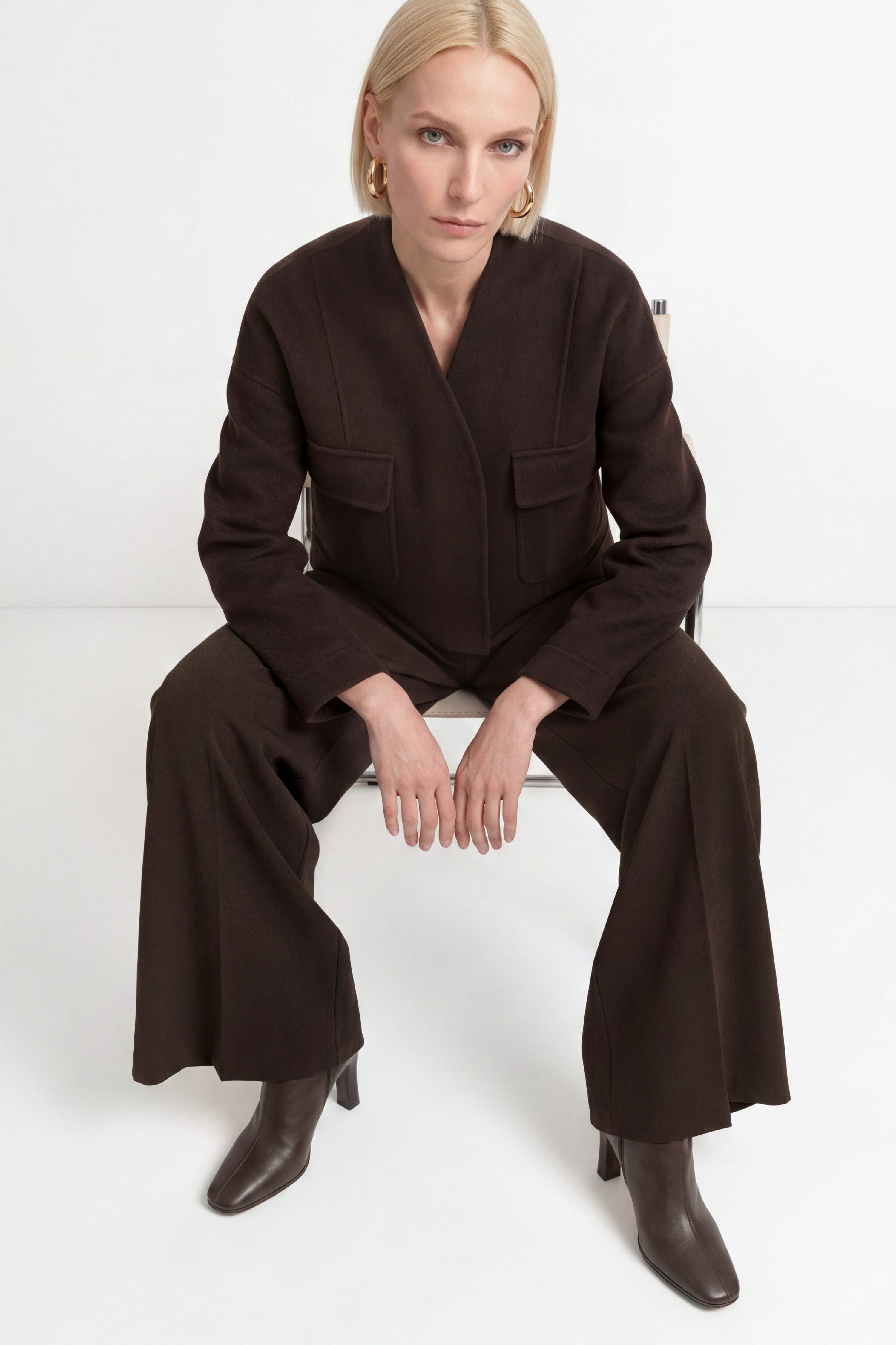 RICHROYAL Bundfaltenhose Regular fit mit Bundfalten