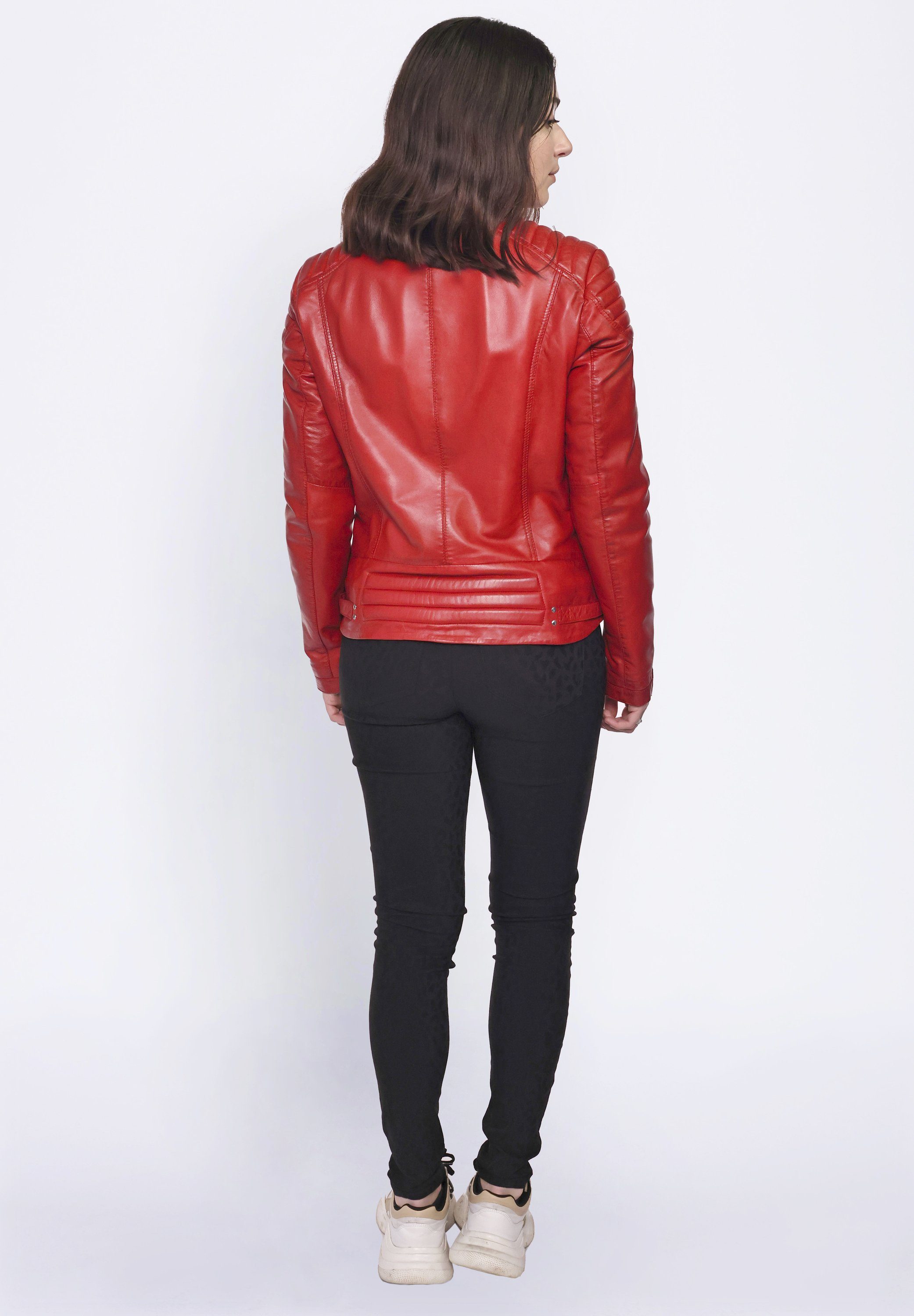 31020257 red Lederjacke MUSTANG