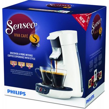 Philips Senseo Kaffeepadmaschine HD6563/00 Viva Cafe Kaffeepadmaschine weiß