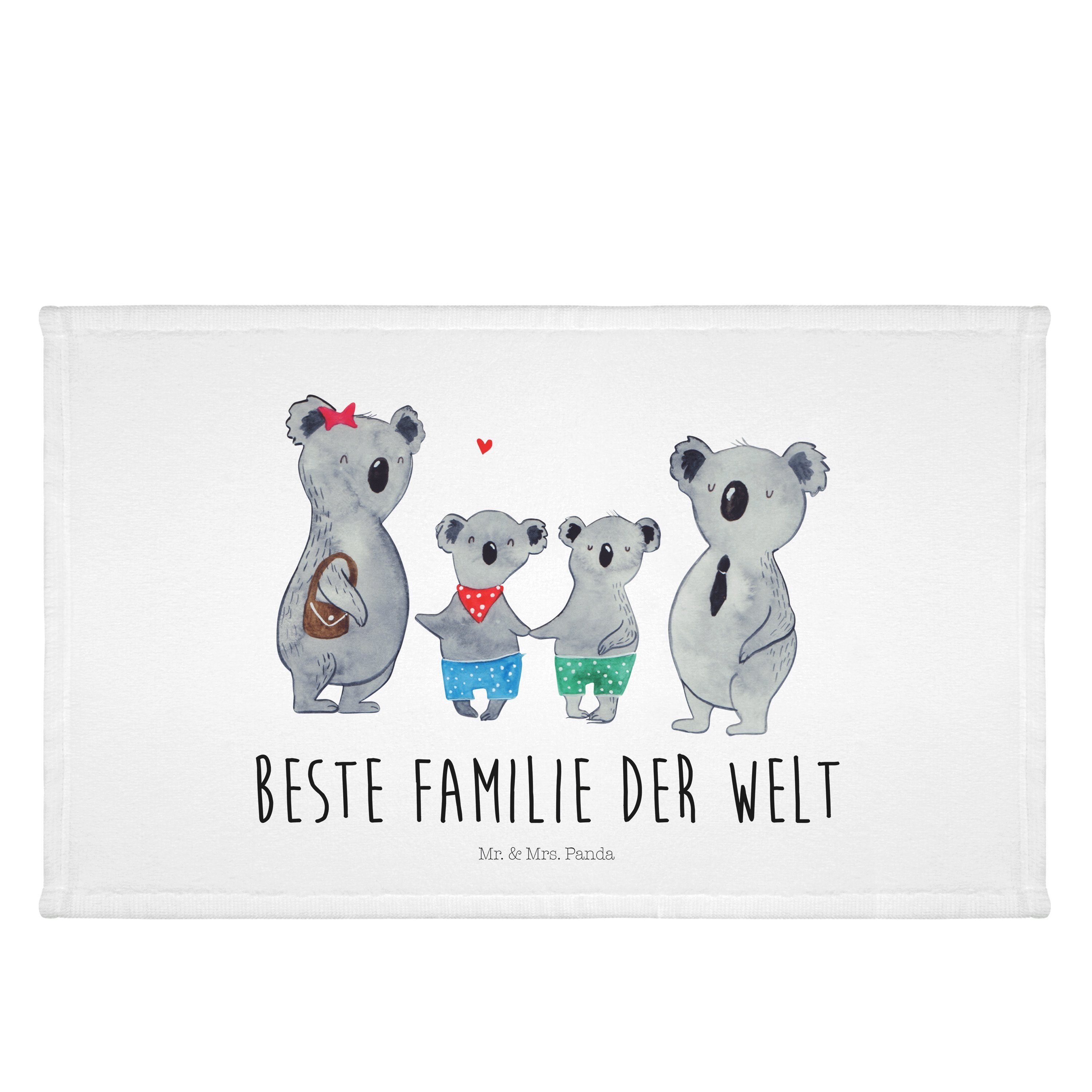 Mr. & Mrs. Panda Handtuch Sport Geschenk, zwei (1-St) Weiß Reisehandtuch, Handtuch, - Familie - Koala
