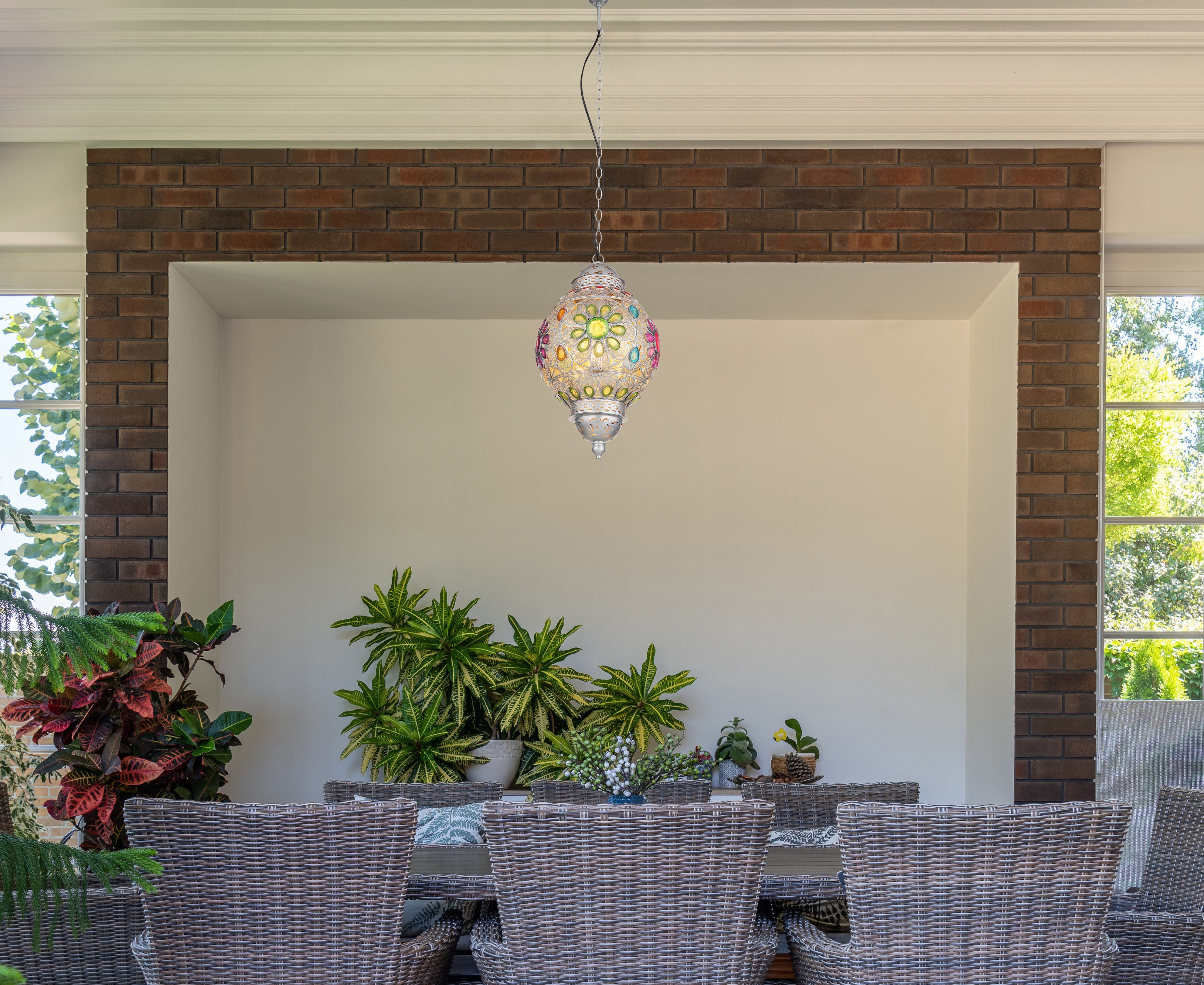 GLOBO LIGHTING Hängeleuchte GELASIUS, ohne Leuchtmittel, Hängelampe/Pendelleuchte/Esszimmer/Wohnzimmer/Esstisch