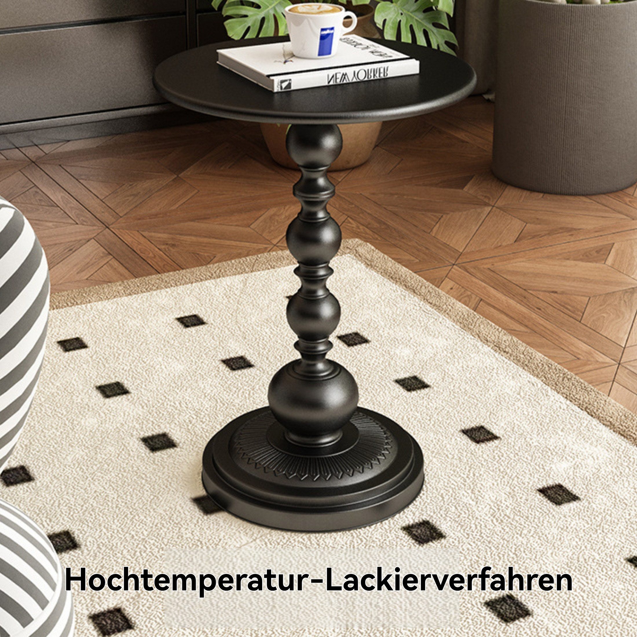 Masbekte Beistelltisch Gartentisch, Wohnzimmertisch, Couchtisch rund, günstig online kaufen