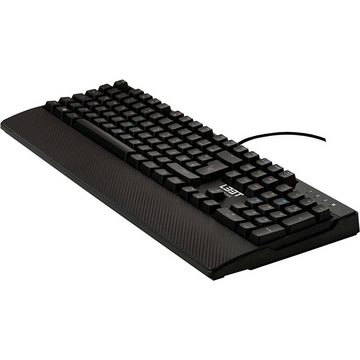 L33T MEGINGJÖRD mechanische Gaming Tastatur mit Beleuchtung Gaming-Tastatur (Gaming Tastatur mit LED Beleuchtung und RGB Beleuchtung)