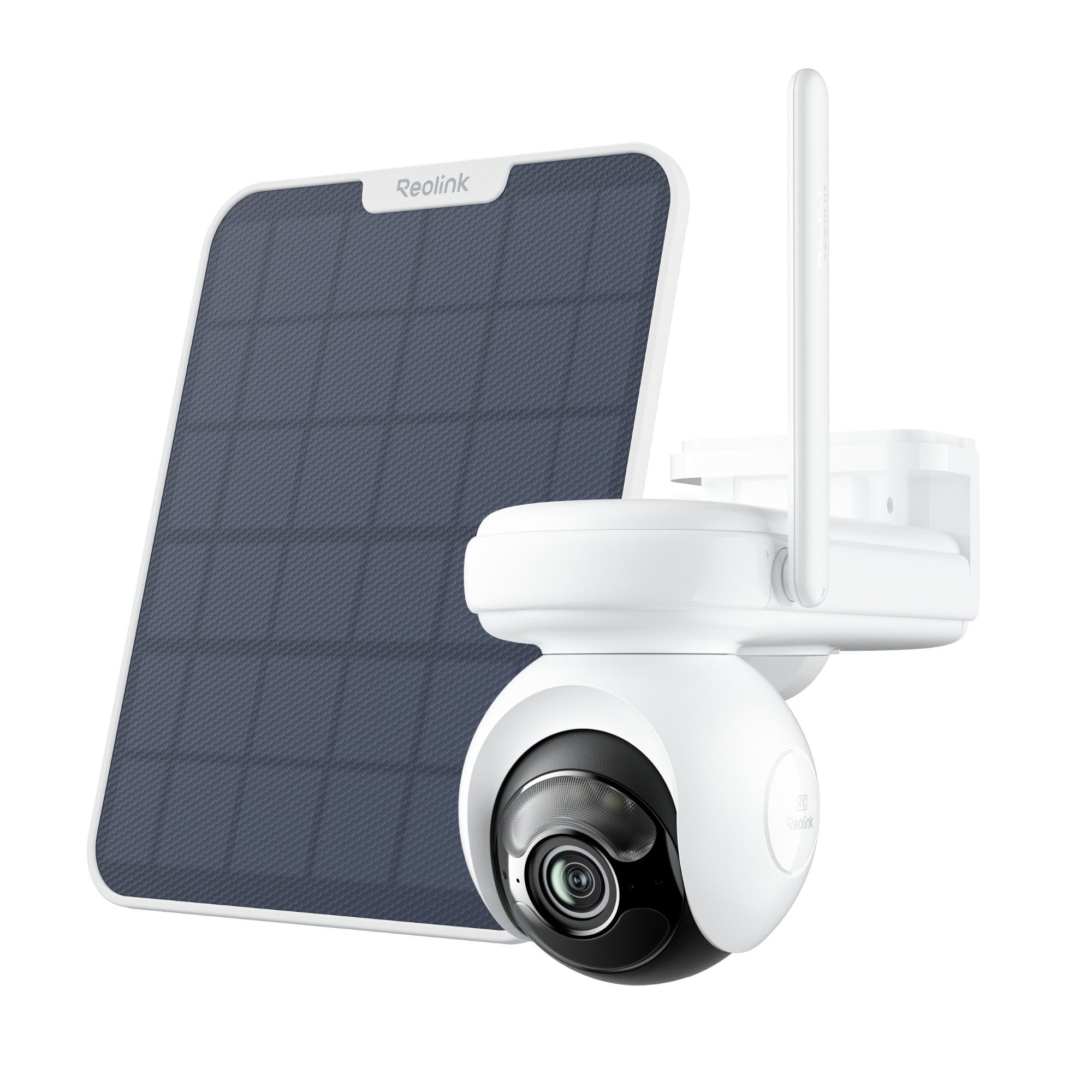 Reolink Überwachungskamera Altas PT Ultra mit Solarpanel (Außenbereich, Innenbereich, 8MP, 4K ColorX-Nachtsicht, 5/2,4 GHz WLAN,Automatische 360°-Verfolgung)