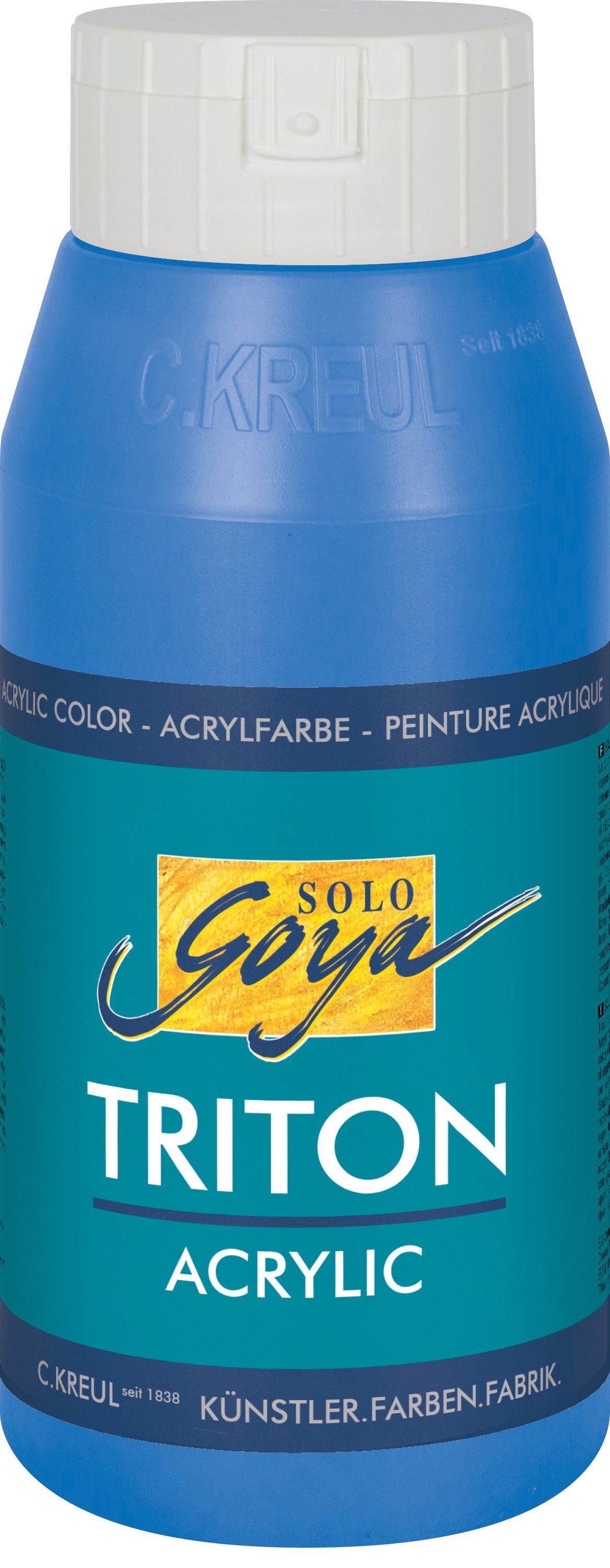 Kreul Acrylfarbe Solo Goya Triton Acrylic, 750 ml Primärblau