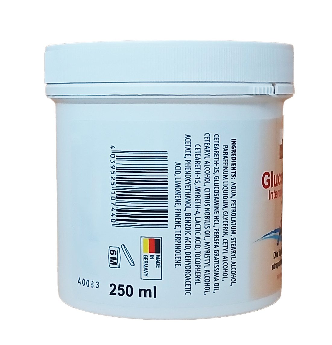 Naturhof Körpercreme GLUCOSAMIN INTENSIV-CREME 250ml mit ätherischen Ölen Körpercreme 40, Hautpflege Hautcreme Hautpflege Haut Pflege Feuchtigkeitspflege