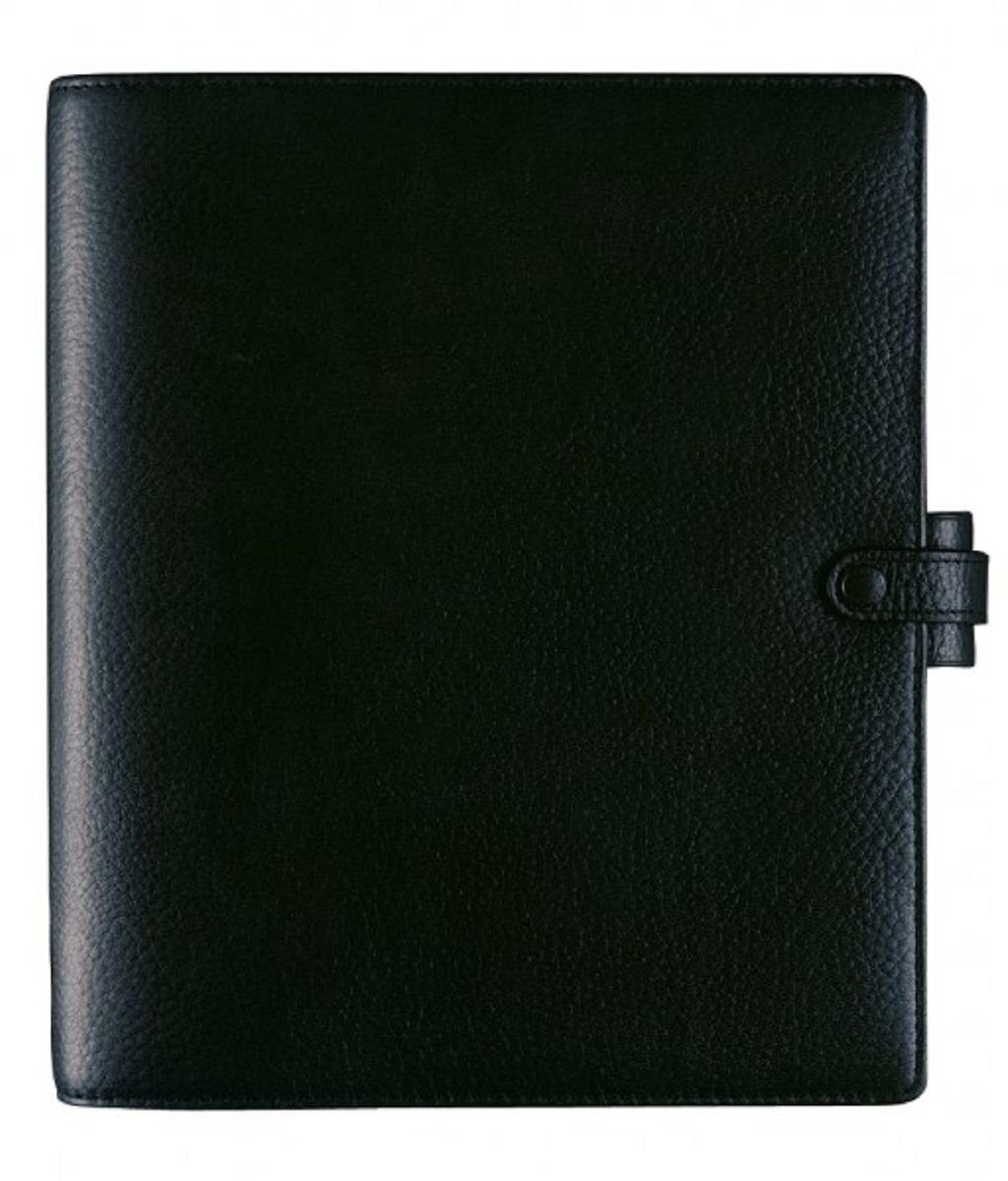 Filofax Terminplaner Organiser Finsbury A5 schwarz, Leder