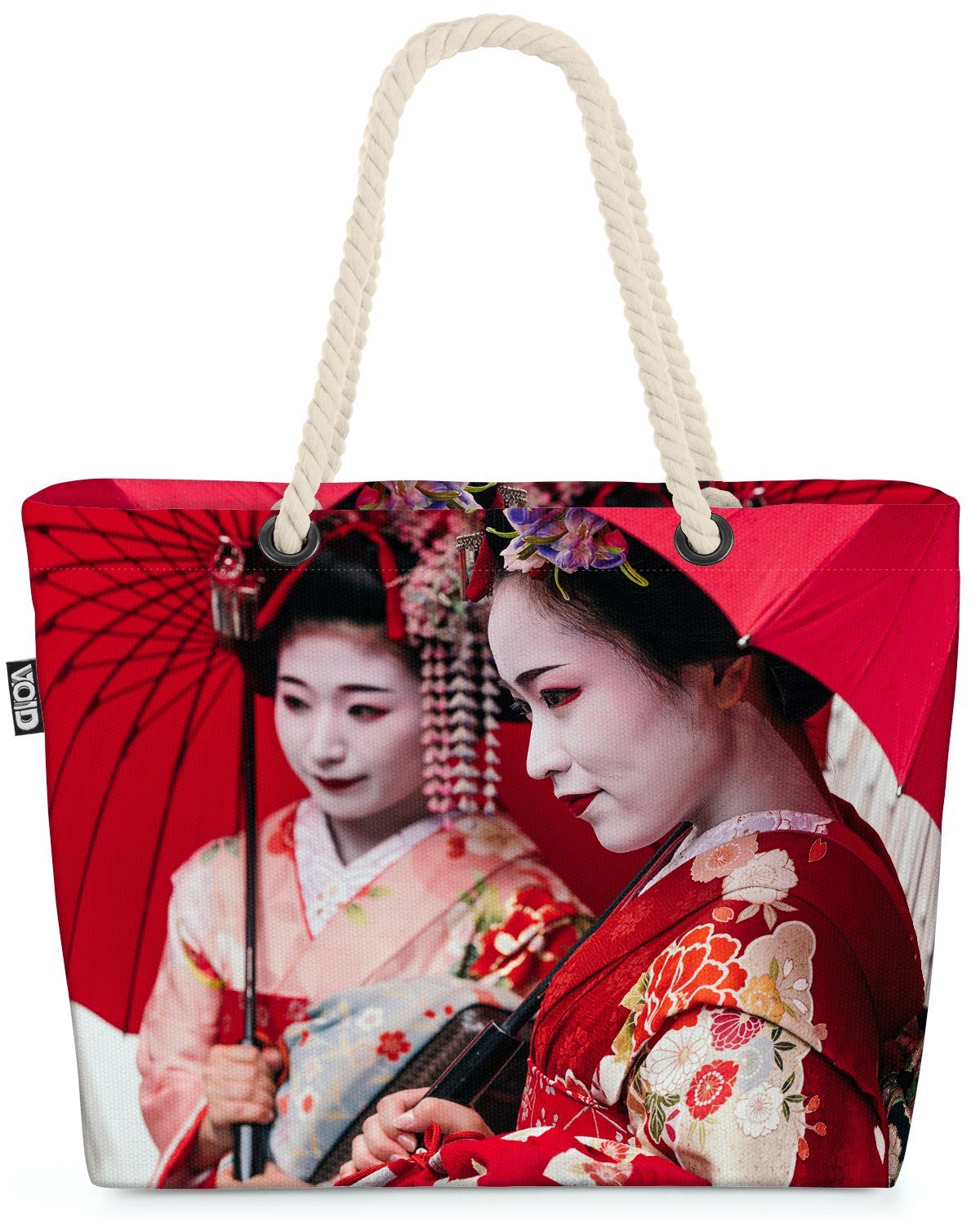 VOID Strandtasche (1-tlg), Maiko geishas China Asien asien asiatisch attraktion attraktiv schönh