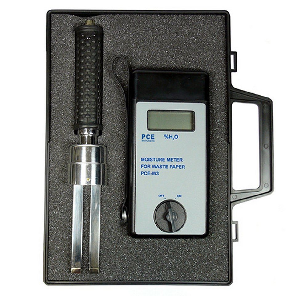 Thumbnail - PCE Instruments Feuchtigkeitsmesser Messgerät für absolute Feuchtigkeit von Altpapier (H2O), (1 Stück), Feuchtigkeitsmes...