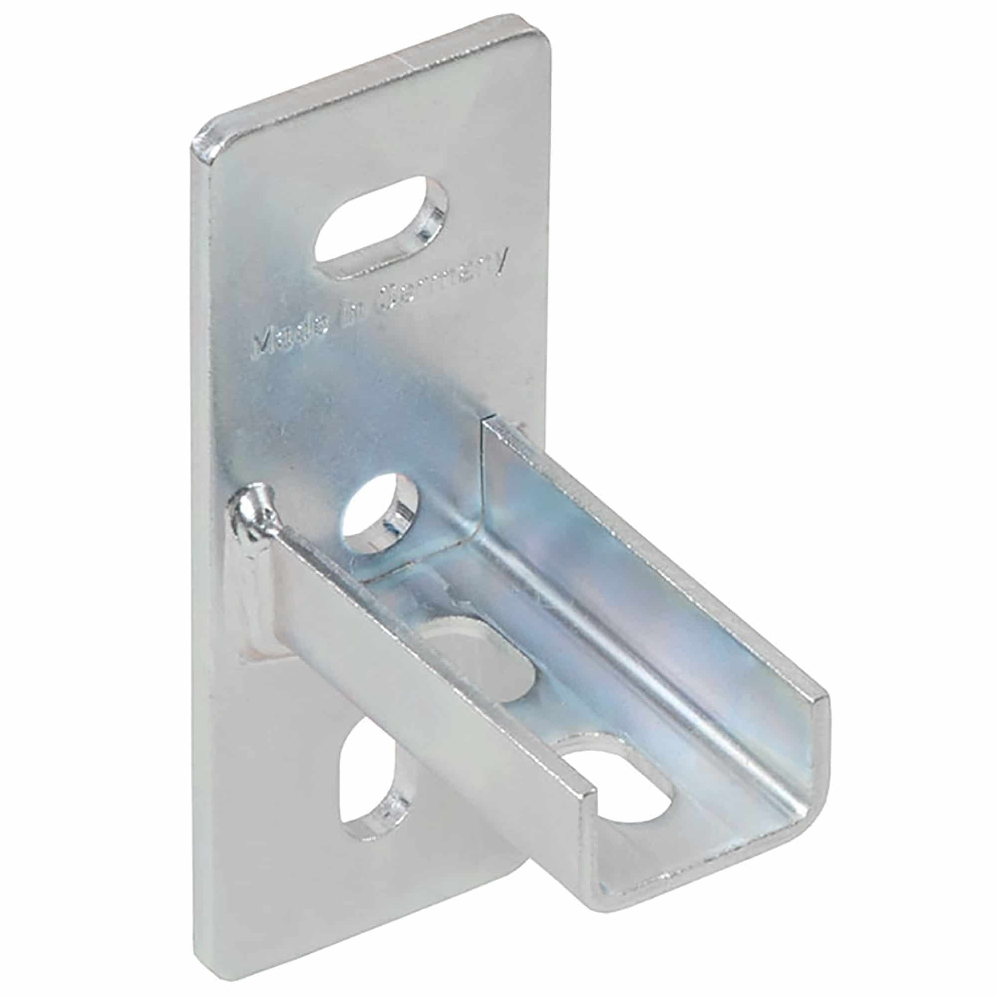 Fixotec Schienensystem-Schienen Sattelflansch verzinkt -, (2 Stück), zur Befestigung von Montageschienen an Wand, Boden oder Decke