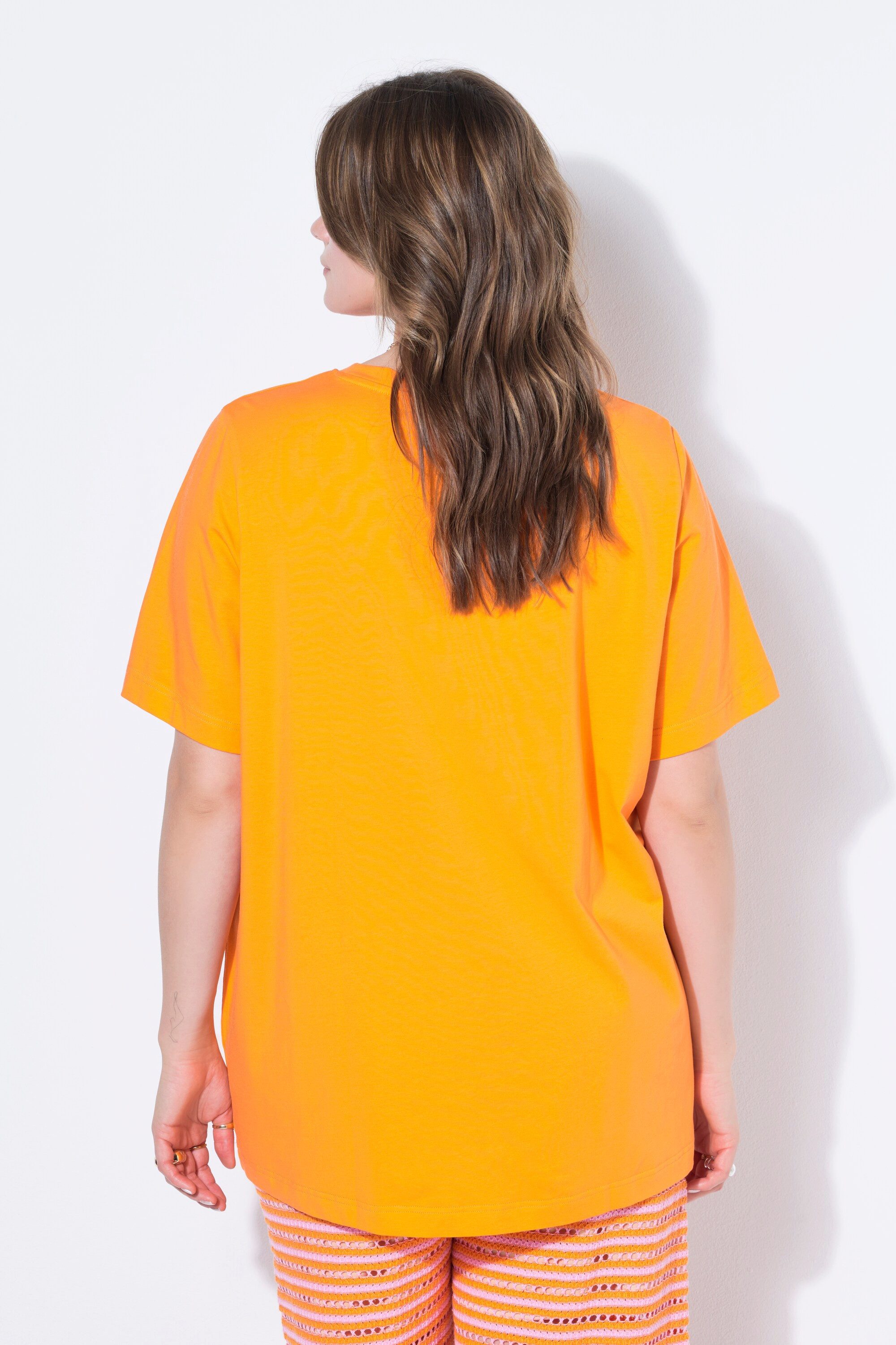 Studio Untold Longshirt Longshirt langer Classic Shape Halbarm