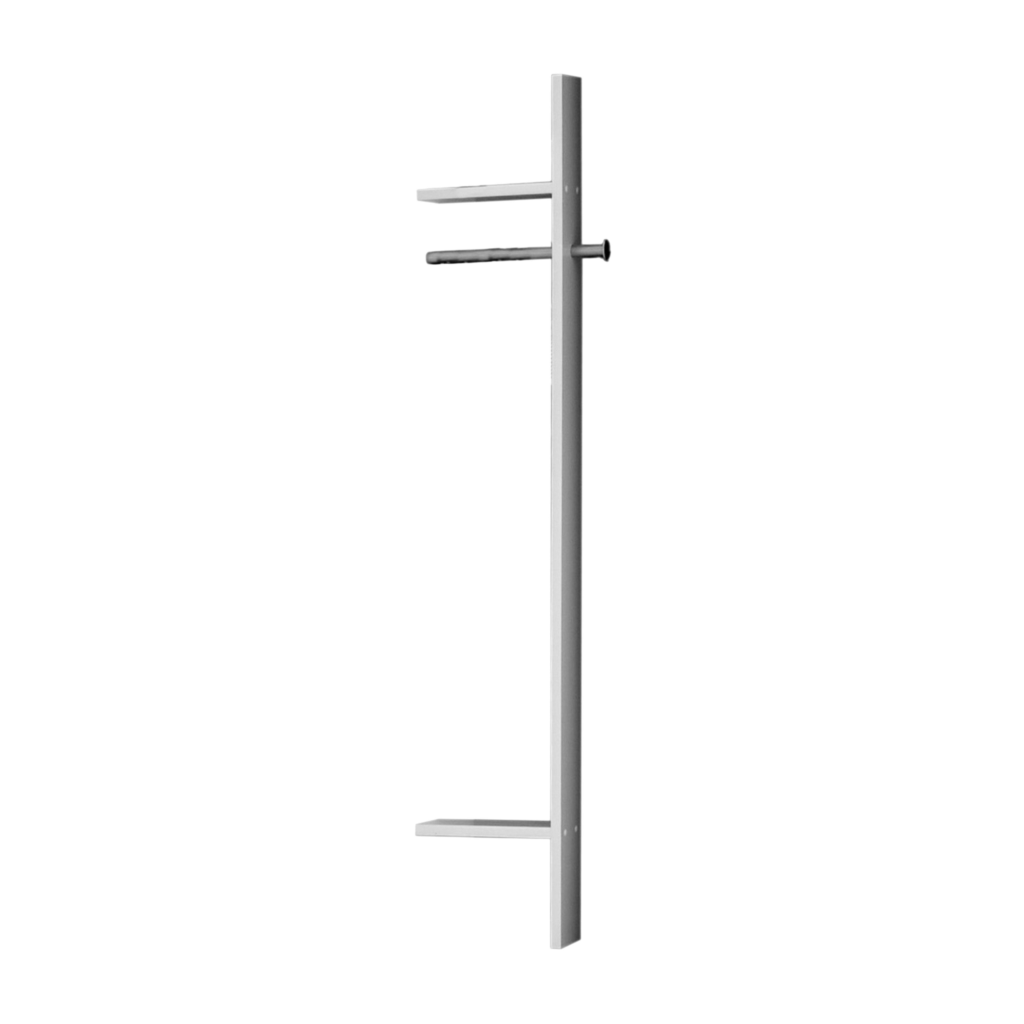 luma-home Kompaktgarderobe 22800-06 (Ergänzung zu Babyzimmer-Sets Art.-Nr. 22800, 22801, 22802, 22803, 22804) Garderobe zur Befestigung an Kleiderschrank, Landhausstil in Weiß