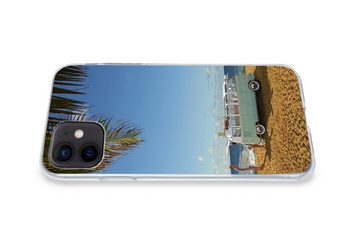 MuchoWow Handyhülle Strand - Bus - Surfen, Handyhülle Apple iPhone 12, Smartphone-Bumper, Print, Handy