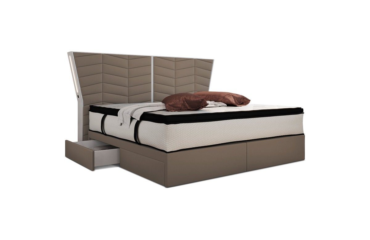 Boxspringbett Novara - Microfaser