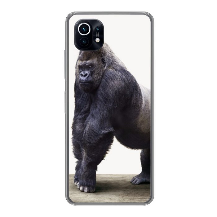 MuchoWow Handyhülle Gorilla - Tiere - Jungen - Mädchen - Kinder Phone Case Handyhülle Xiaomi Mi 11 Silikon Schutzhülle