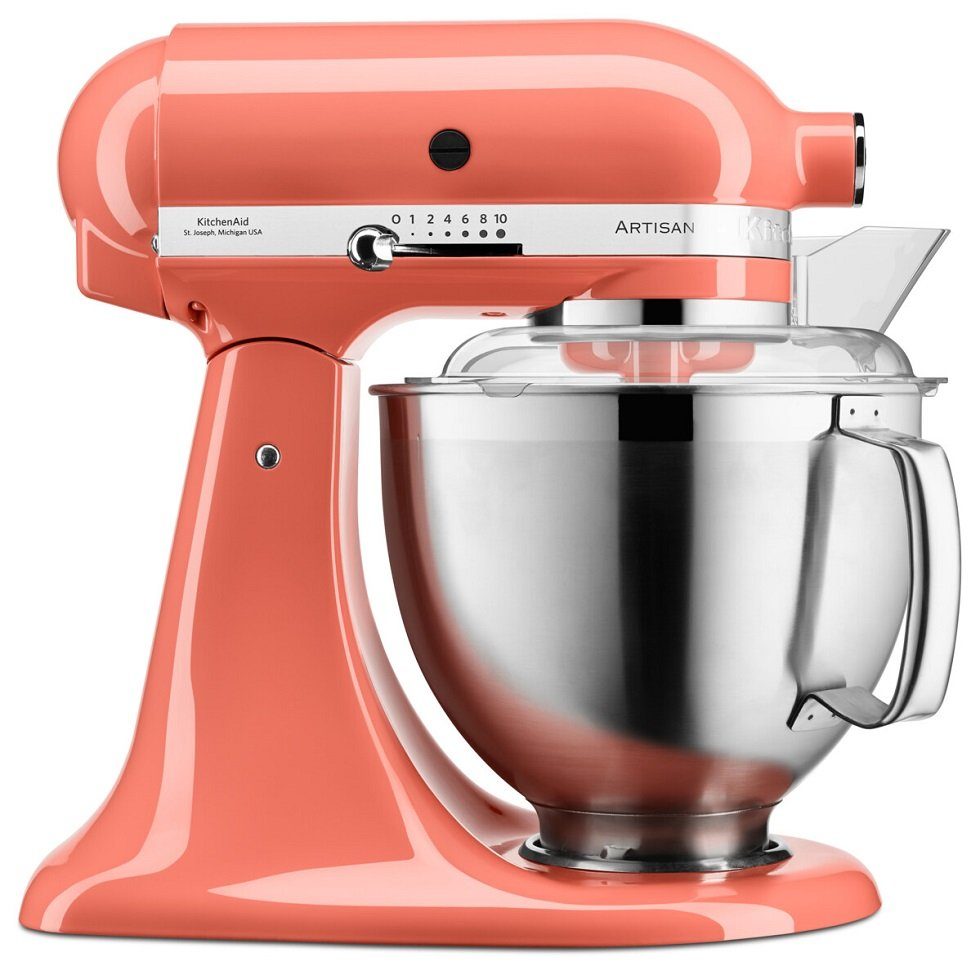 KitchenAid Küchenmaschine KitchenAid Artisan 4,8 Liter Küchenmaschine Modell KSM185 - KORALLE | Multifunktionsküchenmaschinen