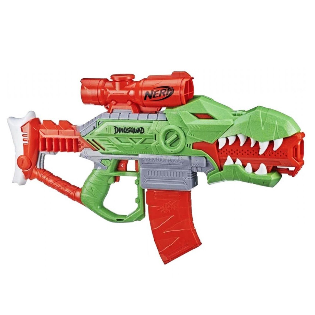 Hasbro Blaster Dino-Power hoch drei, Das NERF DinoSquad Dreierpack mit Raptor-Slash, Rex-Rampage und Tricer