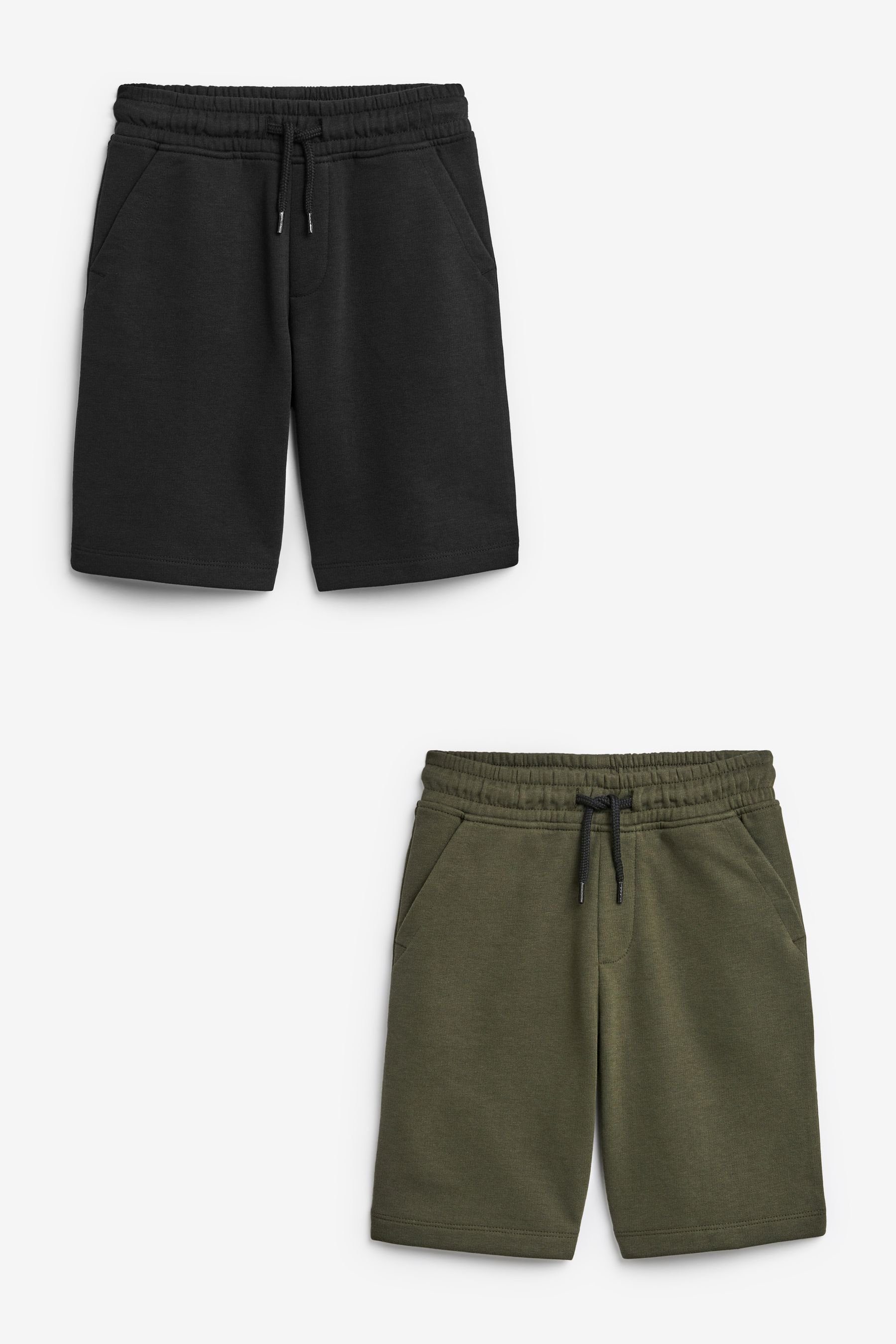 Next Sweatshorts Basic Jersey-Shorts, 2er-Pack (2-tlg)