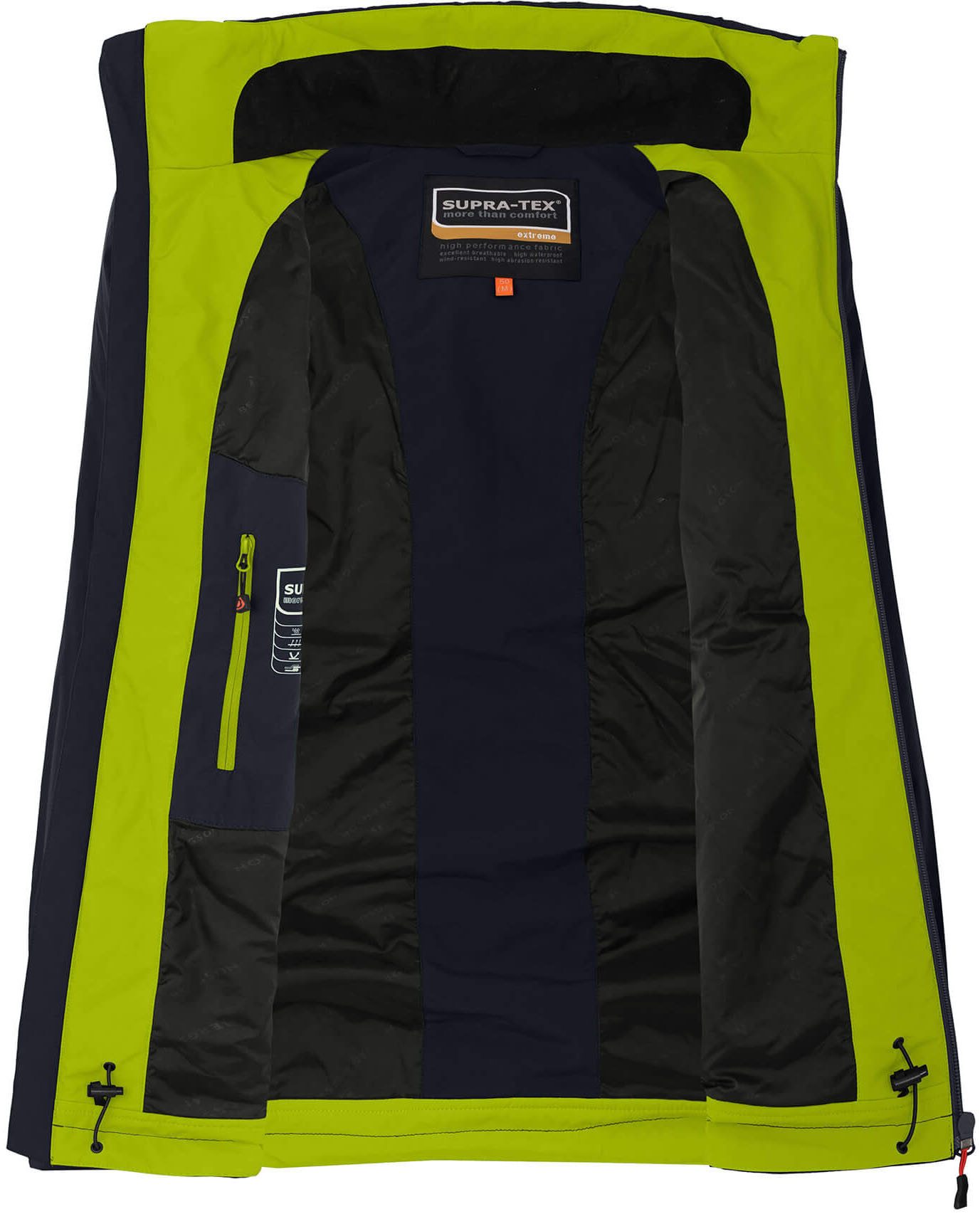 Bergson Regenjacke TALLMOS Herren Regenjacke, Wasserdicht 20.000 mm, Langgrößen, nacht blau – Bild 4 von 4