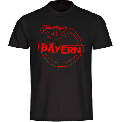 multifanshop T-Shirt Kinder Bayern - Meine Fankurve - Boy Girl