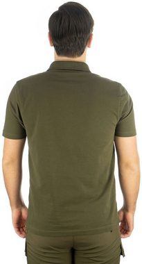 orbis Poloshirt Polo-Shirt "Hirsch" T-Shirt Oliv/grün Brusttasche von Oefele Jagd