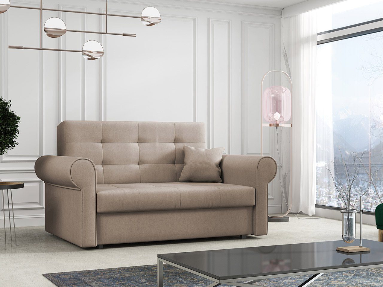 MIRJAN24 Schlafsofa Viva Silver II, 2 günstig online kaufen