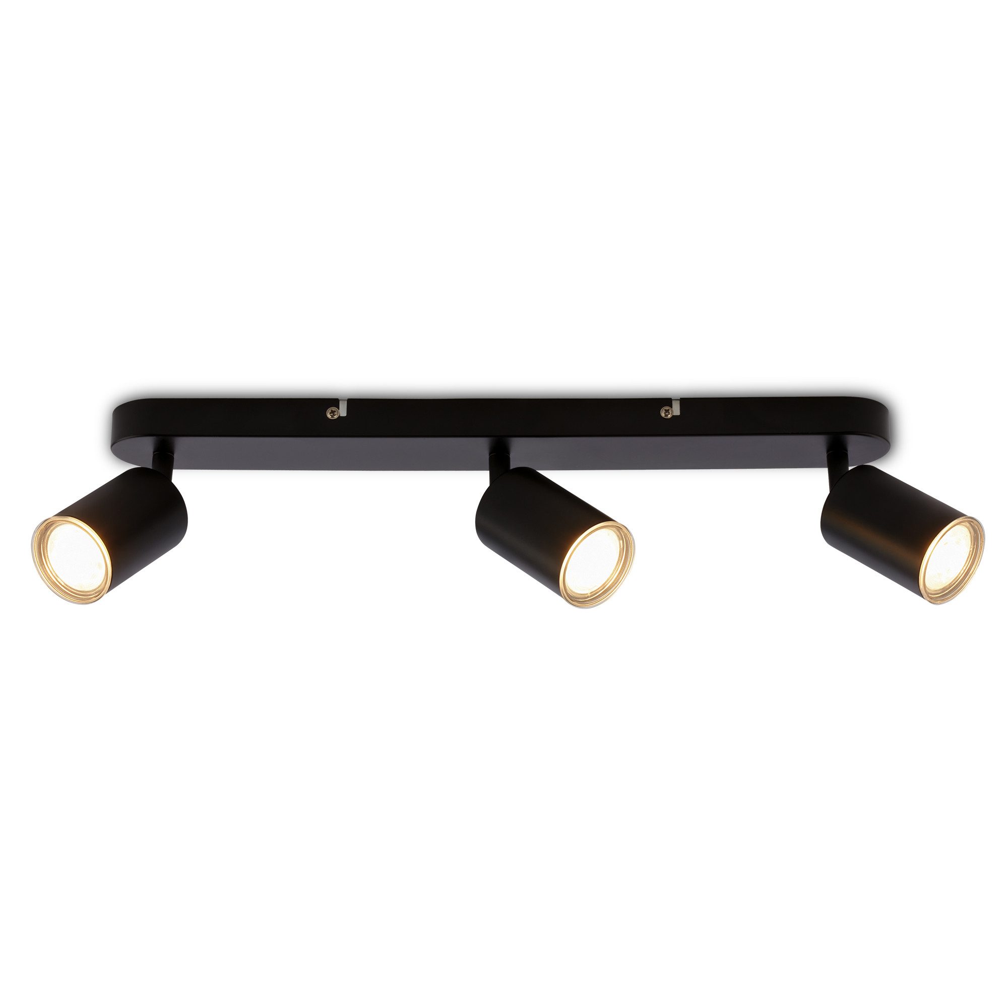 Briloner Leuchten LED Deckenspot Bad-Deckenlampe IP44 Badezimmer Wandspot, 3-flammig, ohne Leuchtmittel, Abhängig vom Leuchtmittel, Wohnzimmer, Schlafzimmer, Badezimmer, Büro