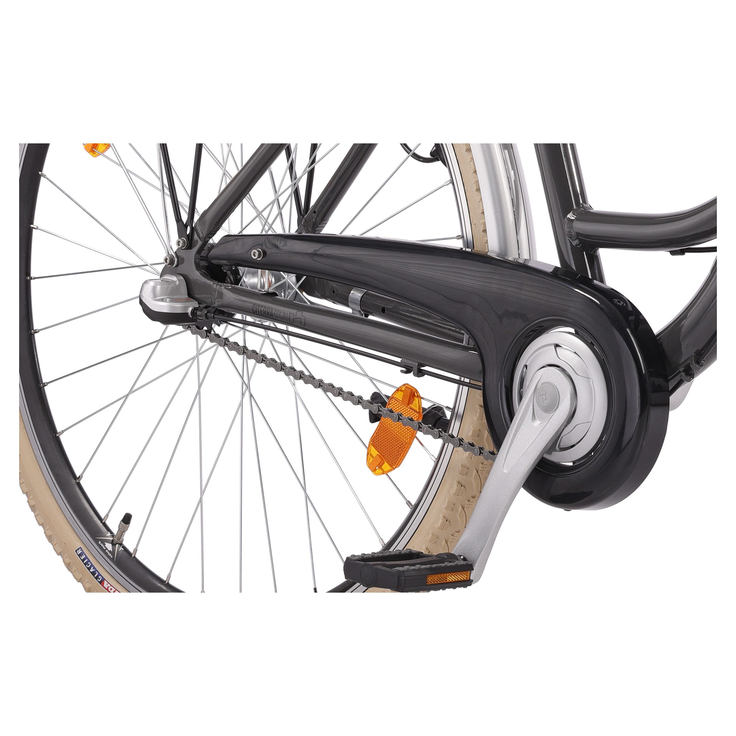 Airtracks City Bike 28 Inch Women's City Bicycle CITERRA SL1 WAVE / LOW STEP Bike, 3-Speed ​​Shimano NEXUS Derailleur, Internal Gear Hub (Shimano Nexus 3), Black - Frame Heights 45cm 50cm 55cm - 2026 Model