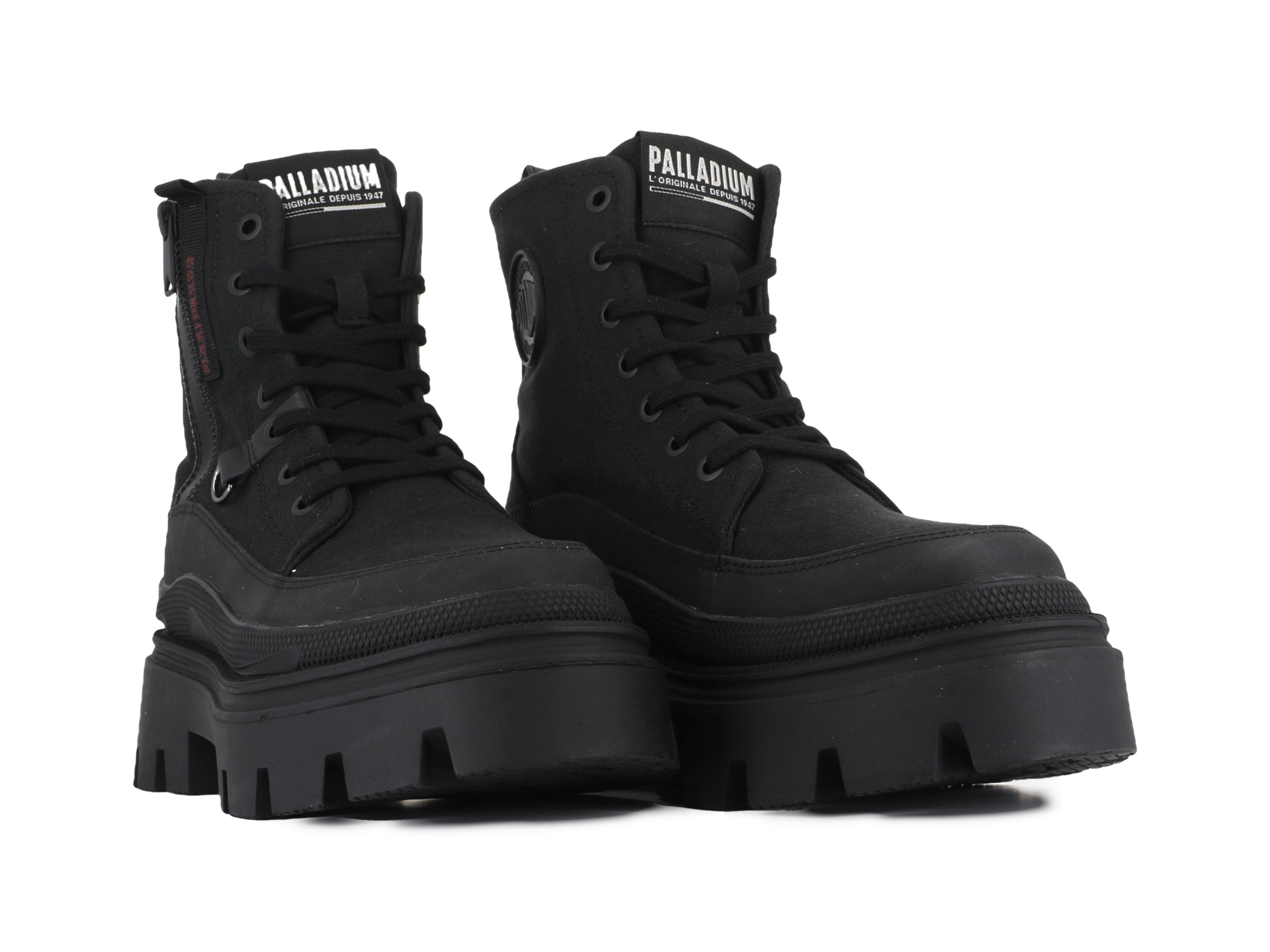 Palladium PALLASQUAD ZIP TX Schnürboots Chunky Boots, Schnürstiefel mit Pla günstig online kaufen