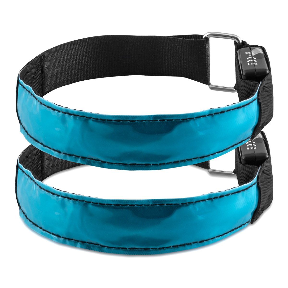 kwmobile Katzenauge 2x LED Leucht-Armband für Joggen und Hundehalsband, (1 St)