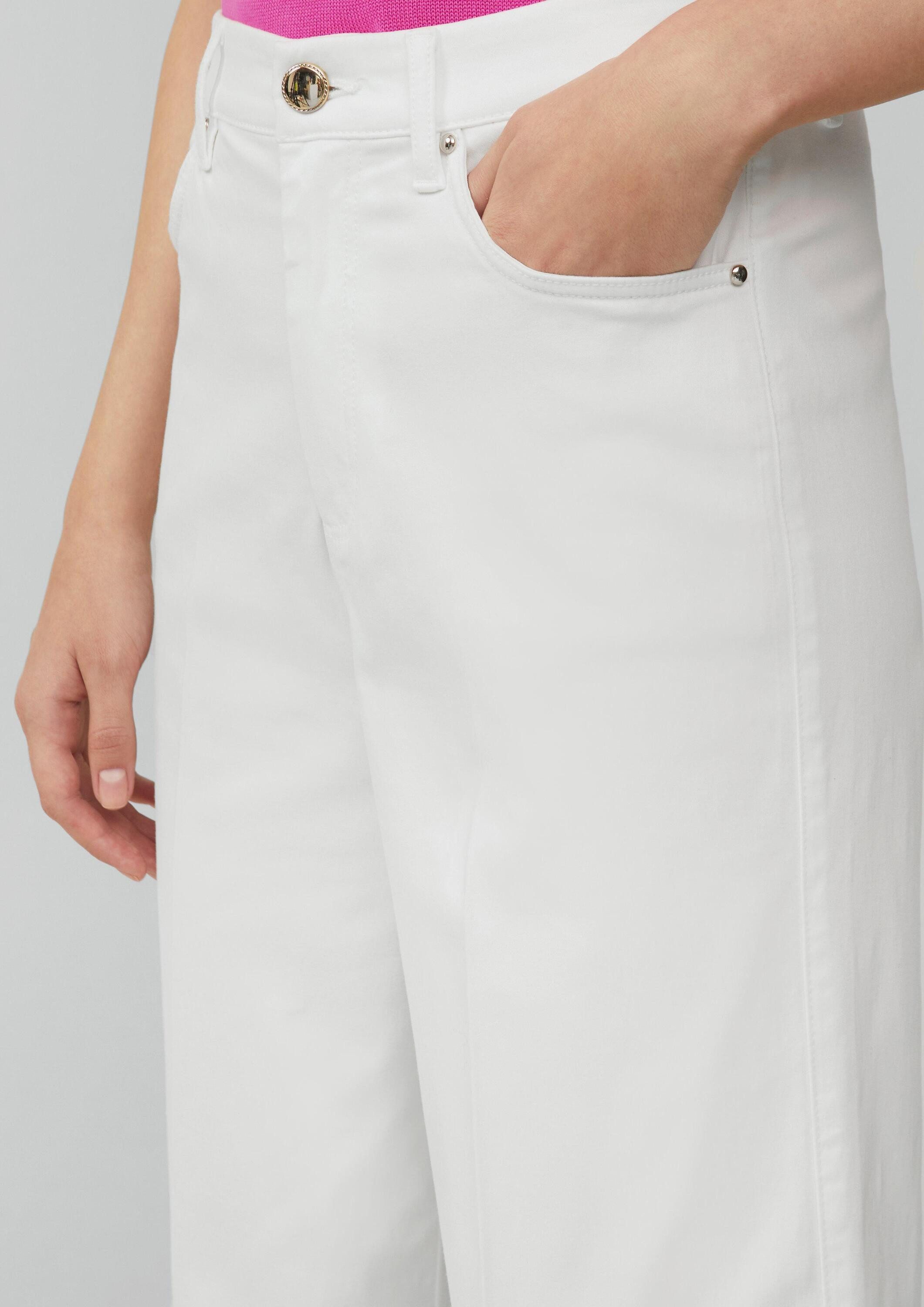 s.Oliver Weite Jeans Jeans-Hose SURI Croped Hose / Regular Fit / High Rise / Wide Leg