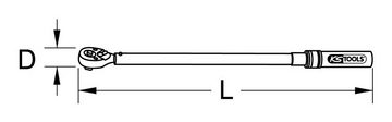KS Tools Drehmomentschlüssel, 1" Industrie, umschaltbar, 300-1500 Nm