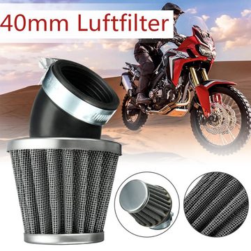 MECO Luftfilter, 40mm Sportluftfilter Für 110cc 125cc 140cc Motorrad ATV