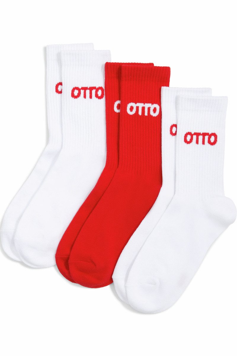 OTTO products Tennissocken OTTO Unisex, sportlicher Stil, mit Stickerei, das Otto Original
