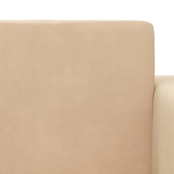 furnicato Kindersofa Creme Weich Plüsch