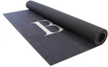 Fußmatte BBQ schwarz, Primaflor-Ideen in Textil, rechteckig, Höhe: 5 mm, Schmutzfangmatte, Grillunterlage ideal als Bodenschutz, waschbar
