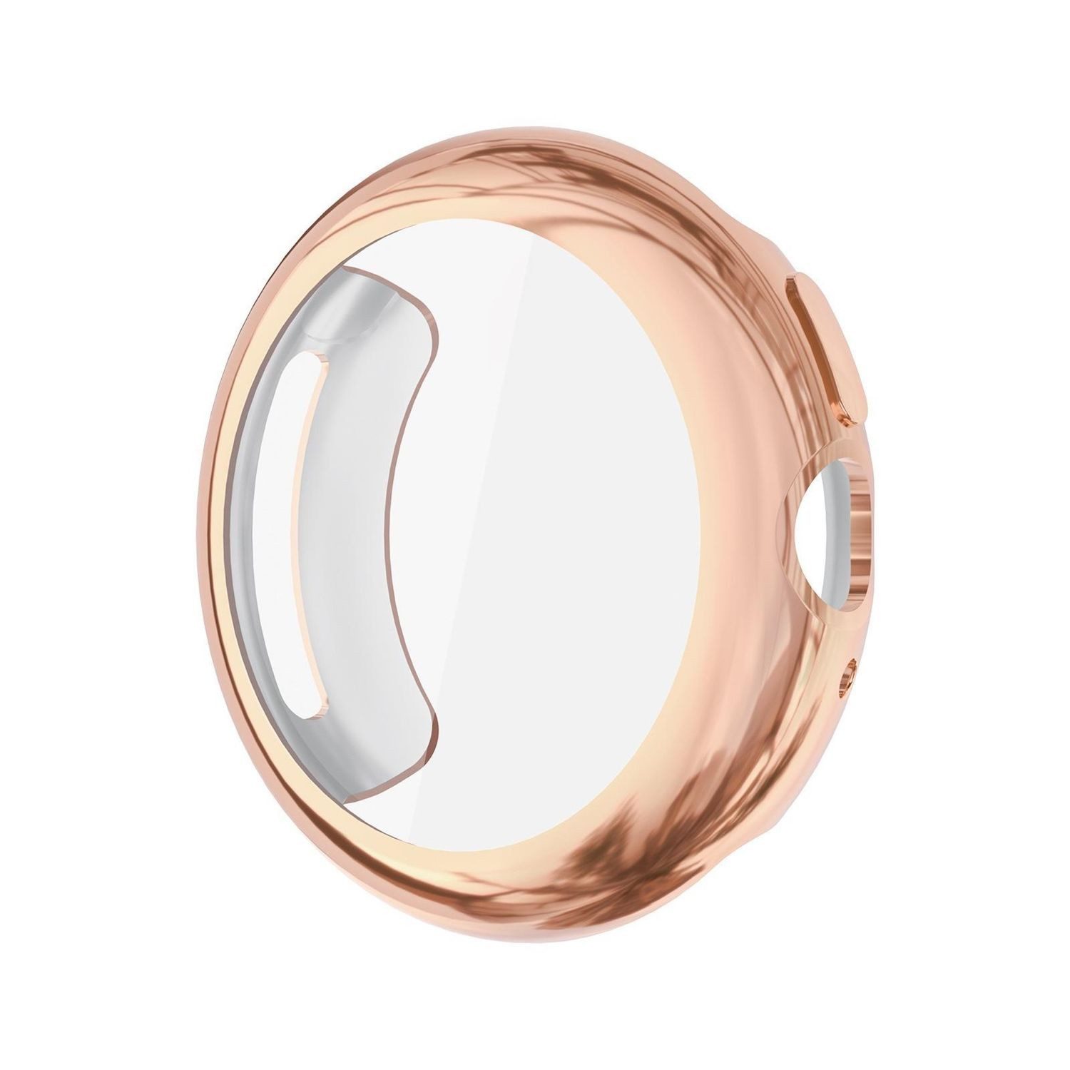 Smartwatch-Hülle Für Google Pixel Watch 4 41mm Electroplated TPU Schutz Hülle Rose Gold