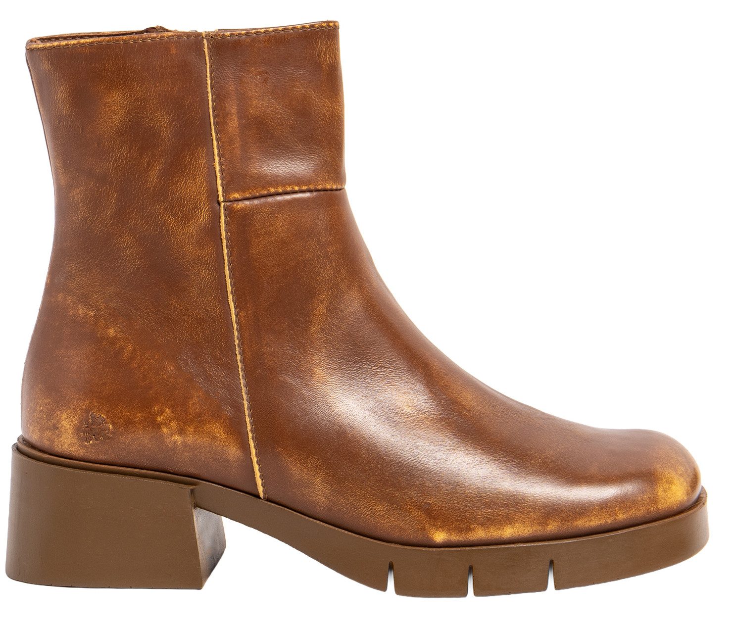 Art 1284 Varsovia Cuero-Yellow Stiefelette