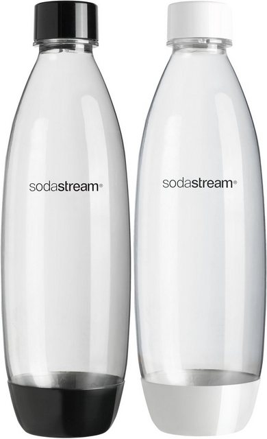 SodaStream Wassersprudler Flasche, (Set, 2-tlg), passend für den SodaStream „Easy“