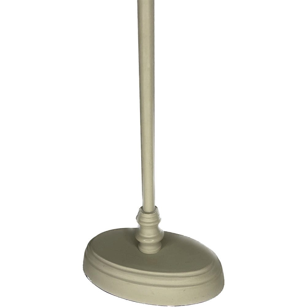 Dirk Davids Leuchten GmbH Tischleuchte Tischleuchte Oval Metall Beige Sweetheart Tischlampe, E27 max. 40 Watt