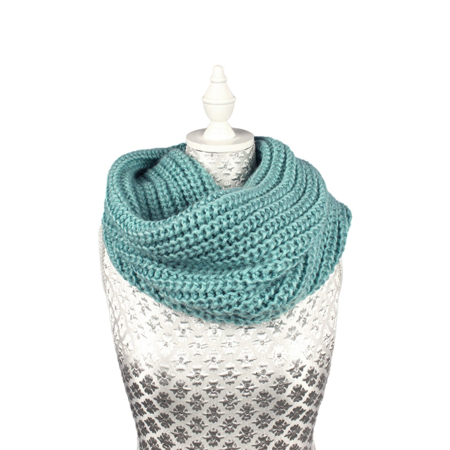 ZEBRO Strickschal Strick-Loop "Wafel", Wollmischung günstig online kaufen