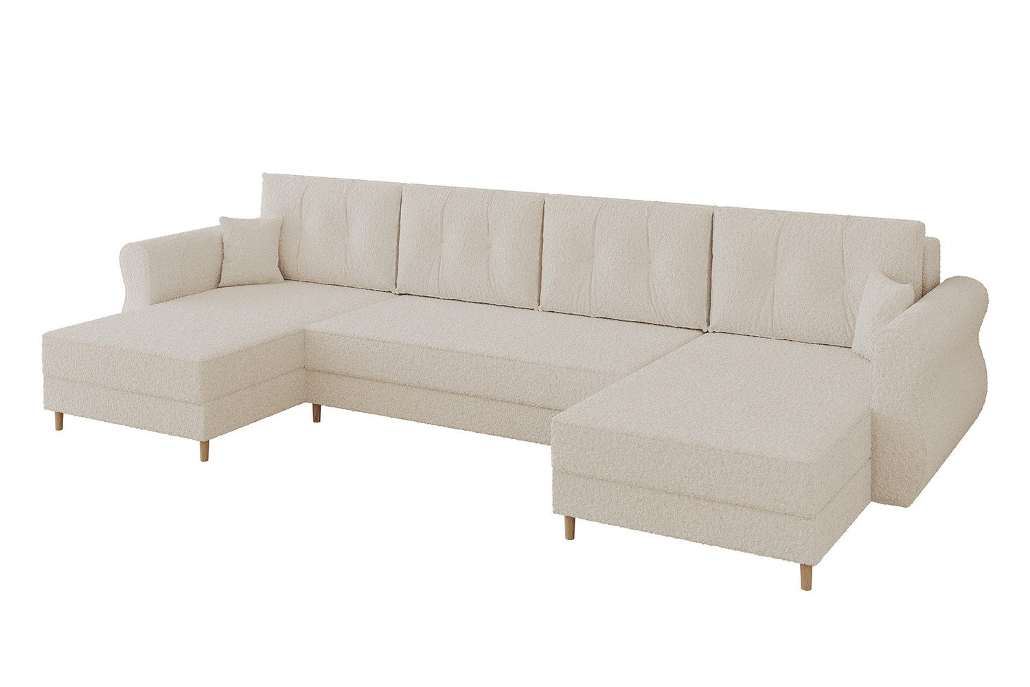ALTDECOR Wohnlandschaft APOL-U, Couch mit Schlaffunktion, günstig online kaufen