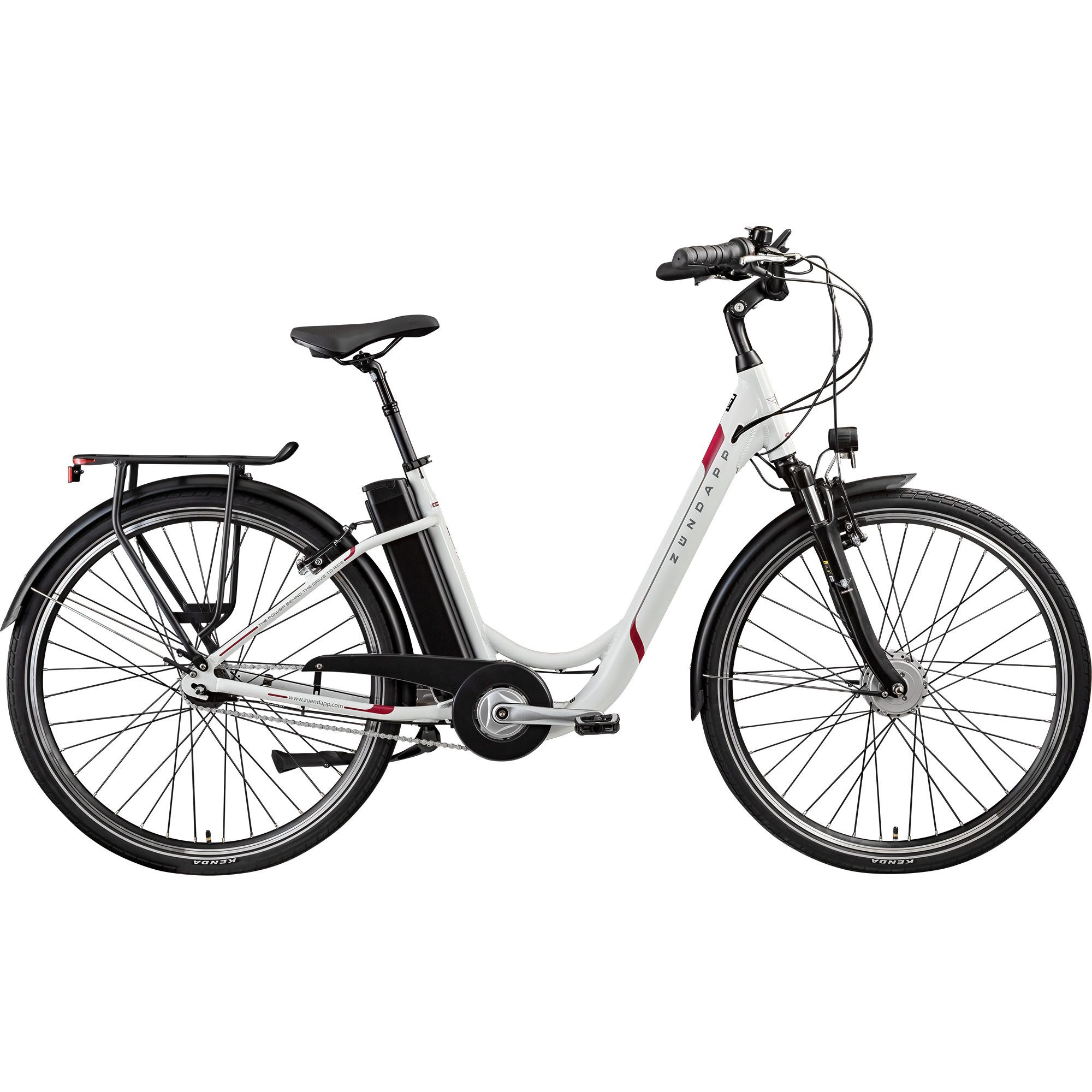 Zündapp E-Bike Cityrad Z517, 7 Gang, Nabenschaltung, Frontmotor, 531 Wh, E Bike Damenfahrrad 28 Zoll 155 - 190 cm mit 7 Gang Nabenschaltung