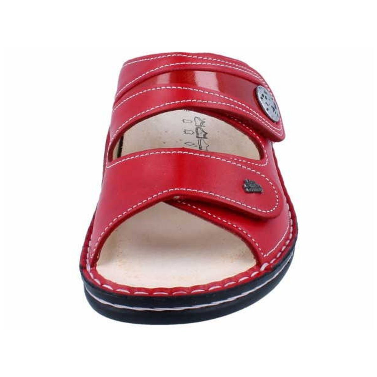 (1-tlg) rot Pantolette Comfort Finn